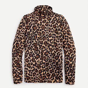 J Crew Leopard Turtleneck